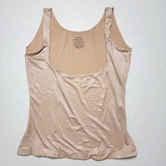 SPANX Tops - Spanx Shapewear Nude Tank Top SZ 3X
